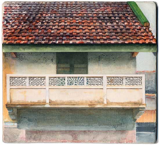 mixed media on canvas